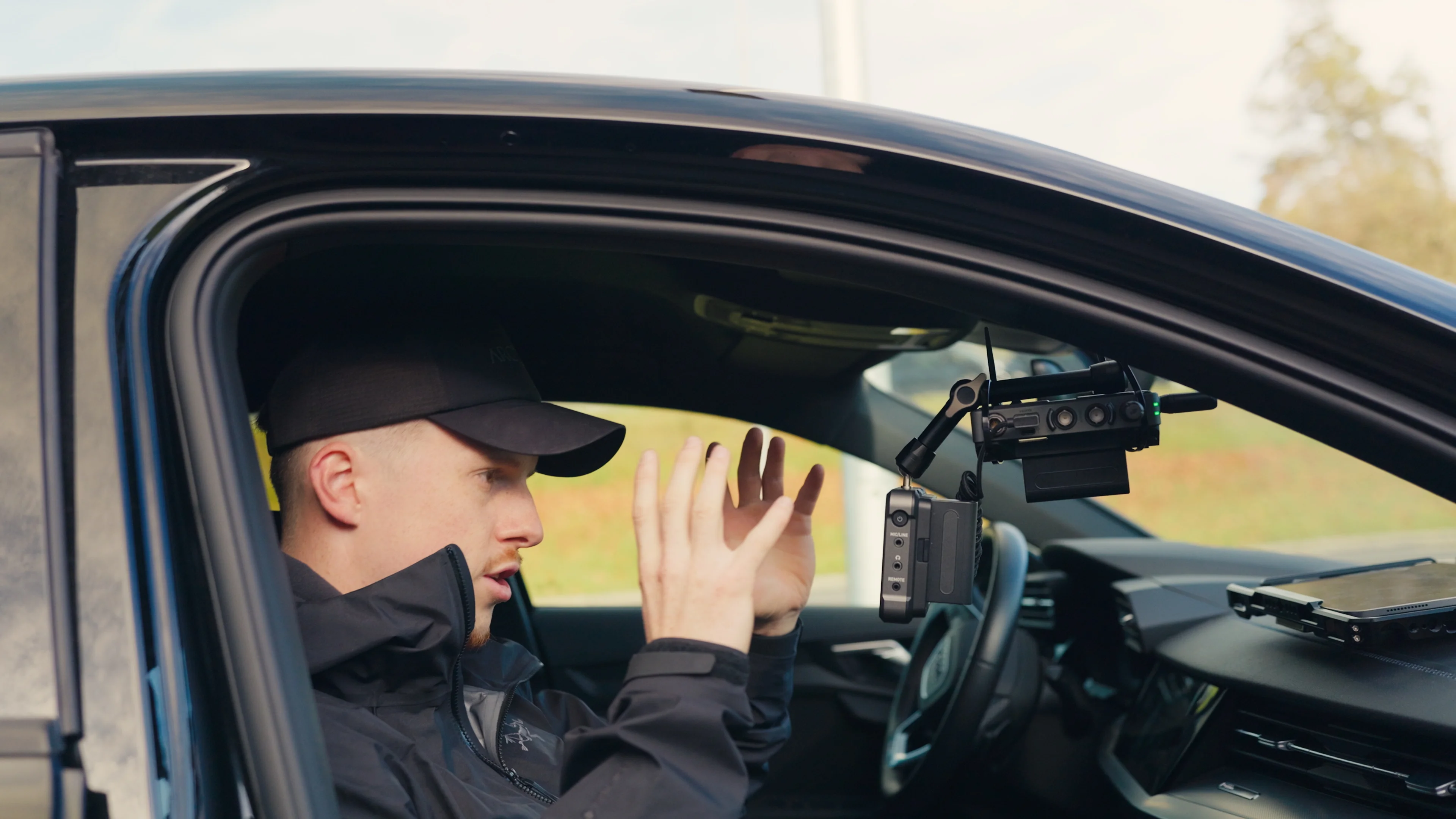 Dreharbeiten auf Schweizer Strassen